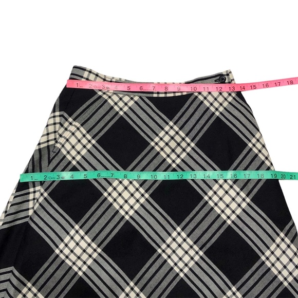 Vintage 90’s Ralph Lauren Plaid Wool Maxi Skirt - Picture 12 of 14